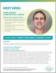 Case study of Greg, a real ALUNBRIG® patient.