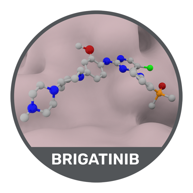 Brigatinib molecular structure illustration.